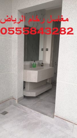   مغاسل رخام , ديكورات حمامات فاخرة  6