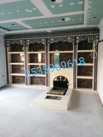  مشبات جبص مشب تراثية مجالس طين 3