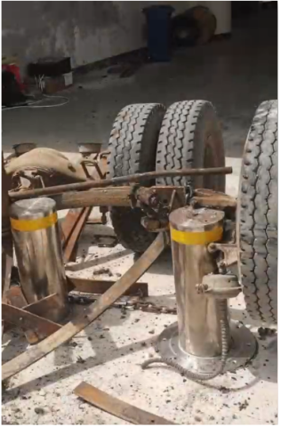 مصد هيدروليكي لحماية مداخل المنشات والمرافق الحساسة 2