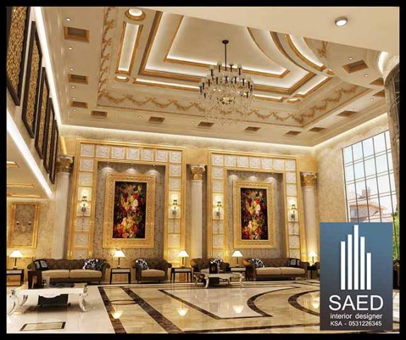 تصميم و تشطيب ديكور داخلي فاخر في الرياض 2