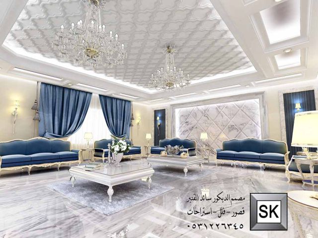تصميم و تشطيب ديكور داخلي فاخر في الرياض 8