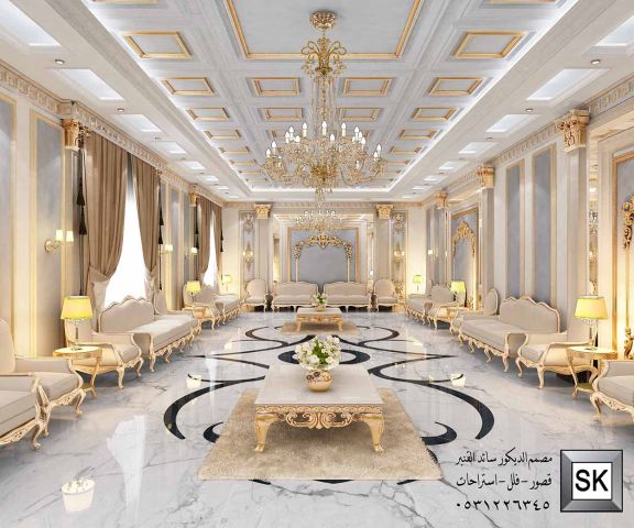 تصميم و تشطيب ديكور داخلي فاخر في الرياض 10