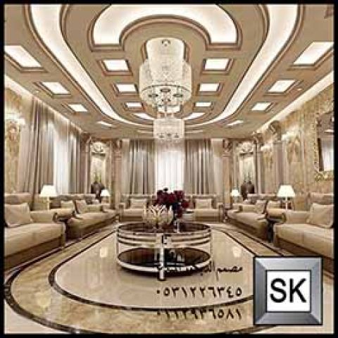 تصميم ديكور قضور و فلل في الرياض 2