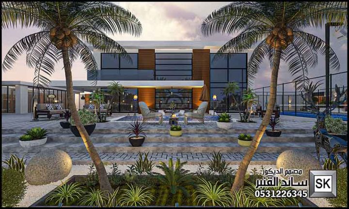 تصميم لاندسكيب مزارع و إستراحات في الرياض 3