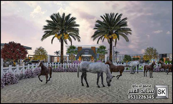 تصميم لاندسكيب مزارع و إستراحات في الرياض 9