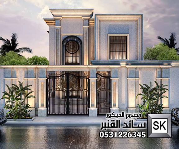 واجهات قصر مصغر من تصميم مصمم الديكور سائد القنبر 2