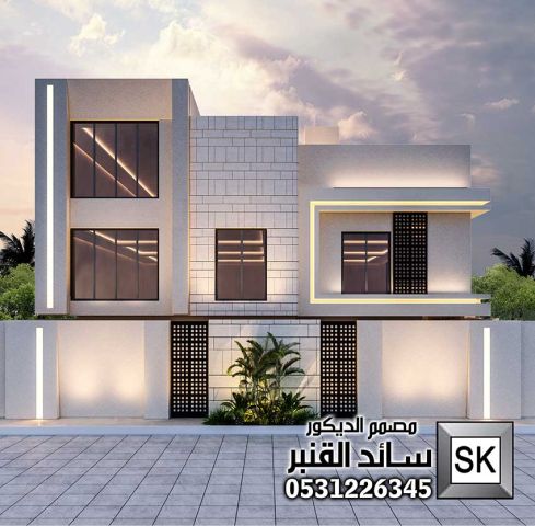 واجهات خارجية في جدة من أعمال مصمم الديكور سائد القنبر 10