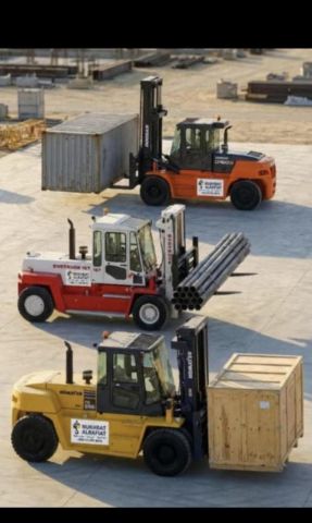 رافعه شوكيه للإيجار3 طن  5طن  7طن  10طن 4
