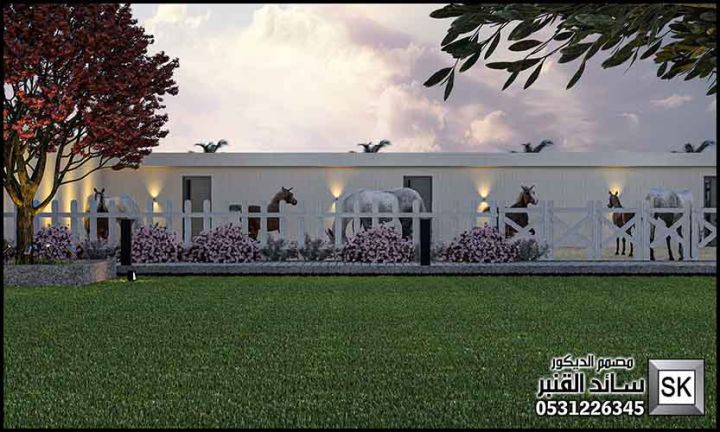 تصميم لاندسكيب مزارع في الرياض من أعمال مصمم الديكور سائد القنبر 7