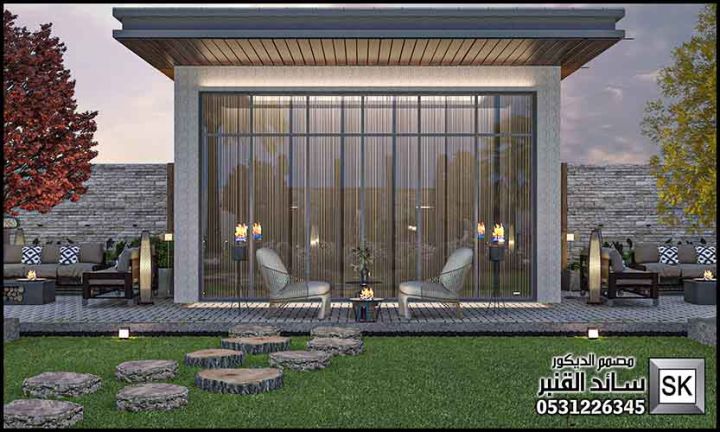 تصميم لاندسكيب مزارع في الرياض من أعمال مصمم الديكور سائد القنبر 10