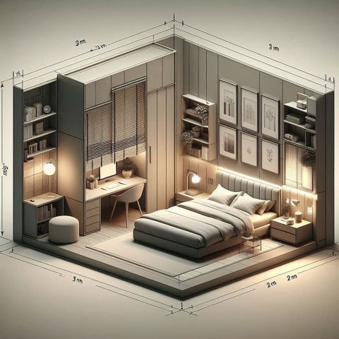 تصميم داخلي ثلاثي الأبعاد 4