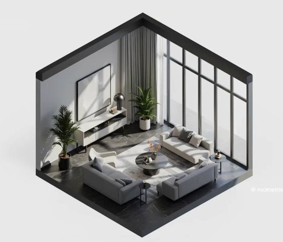 تصميم داخلي ثلاثي الأبعاد 5