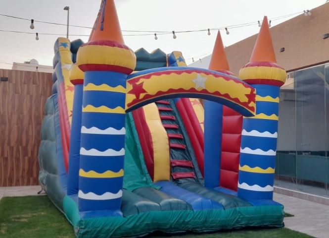 لتأجير نطيطات زحاليق هوائيه ملعب صابوني  5