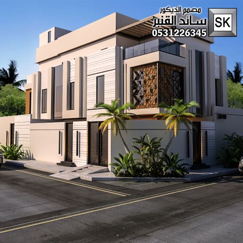 رسة عنوان القهوة في الرياض من أعمال مصمم الديكور سائد القنبر 5