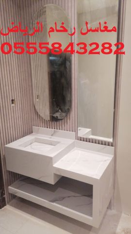   مغاسل رخام , ديكورات مغاسل حمامات جديدة 3