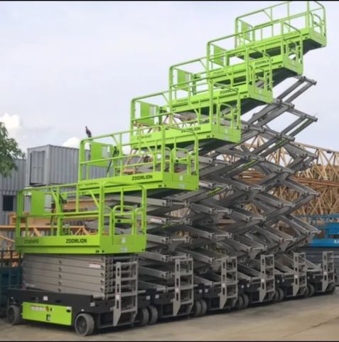 سيزرلفت للايجار (رافعات مقصيه) للايجار ديزل-- كهرباء  6