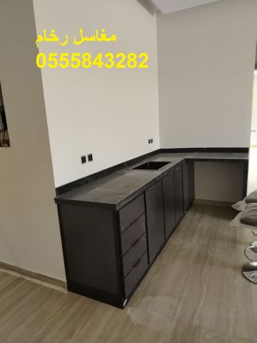  تنفيذ مغاسل رخام حوض وحوضين حسب الطلب 5