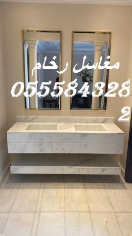  تصميم وتنفيذ مغاسل رخام للمنازل والمشاريع 8