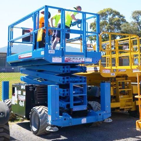 رافعات شوكيه للايجار سيزرلفت للايجار في جده 2026 6