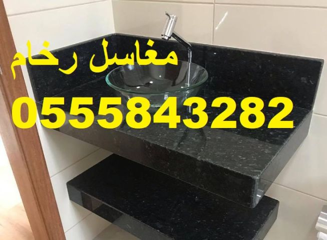   مغاسل رخام جاهزة وتفصيل – قياس دقيق وتركيب احترافي 2