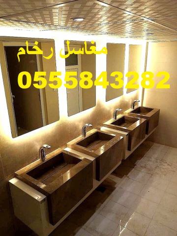   مغاسل رخام جاهزة وتفصيل – قياس دقيق وتركيب احترافي 8