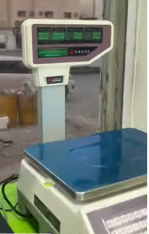 ميزان الكتروني جهاز ميزان باركود مع التركيب والتدريب 5