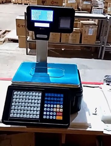 ميزان الكتروني جهاز ميزان باركود مع التركيب والتدريب 9