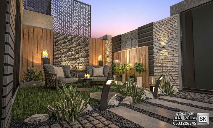 مصمم لاندسكيب إستراحات و فلل في الرياض 0531226345 2
