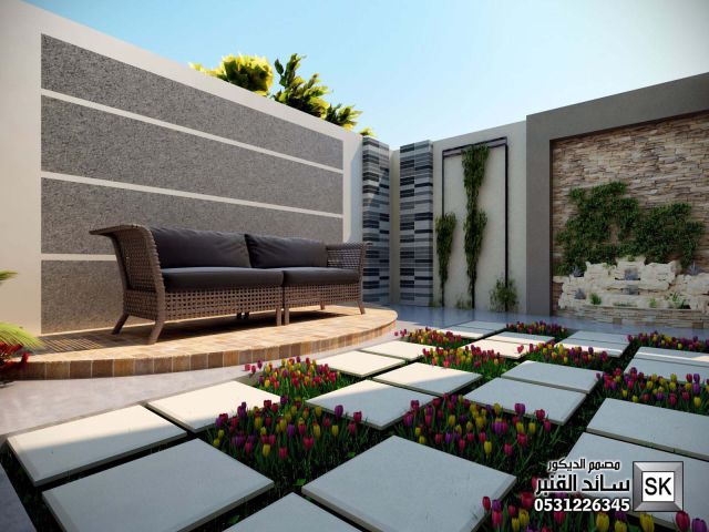 لاندسكيب منزلي في الرياض 0531226345 5