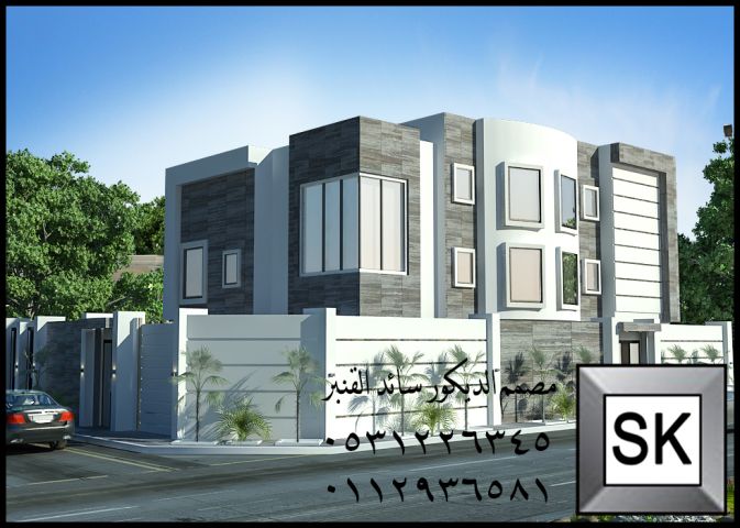 واجهات خارجية مودرن في القصيم 2