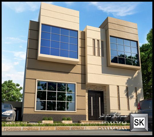 واجهات خارجية مودرن في القصيم 3