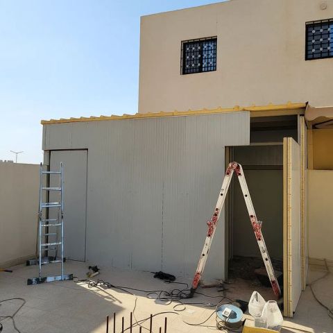 تركيب سنادويش بنل ملاحق غرف مستودعات الرياض 5