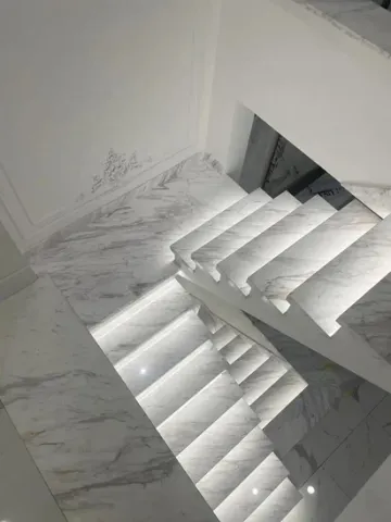 رخام درج طبيعي رخام صناعي مغاسل  مطابخ مطبخ حجر  5