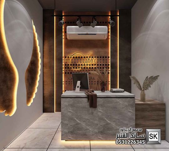تصميم و تشطيب صالون تجميل نسائي في الرياض 0531226345 3