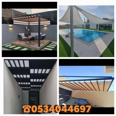 حداد مظلات سواتر سندويش بنل 0534044697 4