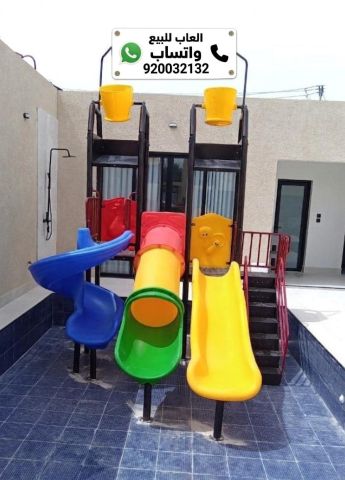 ملاهي مسابح العاب مائيه وزحاليق  8