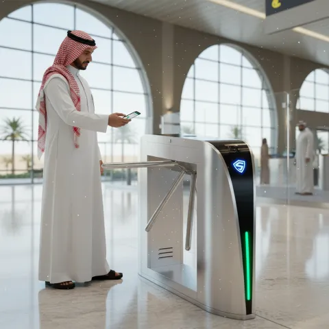 بوابة دخول وخروج الأفراد TA-222 | نظام تحكم ذكي للمؤسسات والشركات