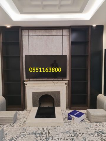 مدافئ . تصميم المدافئ الحجرية فاخرة. 3