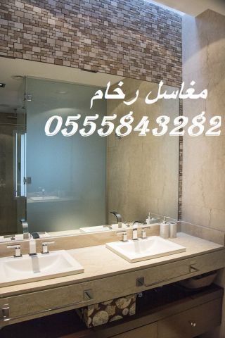  تصميم وتنفيذ مغاسل رخام للمنازل والمشاريع