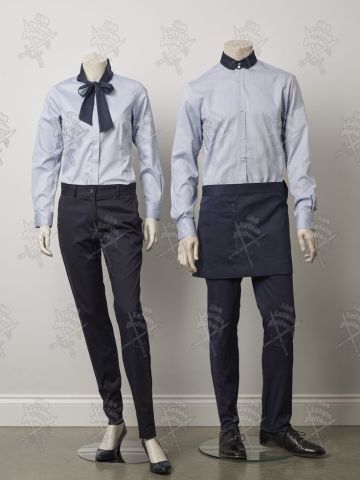 Restaurant and cafe uniforms-أفضل تصميمات الزى الموحد للمطاعم  10