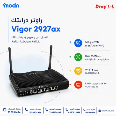 راوتر درايتك Vigor 2927ax 