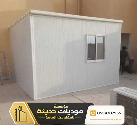 بناء ملاحق ساندوتش بانل بالرياض – غرف ومجالس عصرية معزولة   4