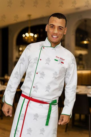 Chef uniform-أفضل تصميمات يونيفورم الشيفات -يونيفورم مطاعم وكافيه 7