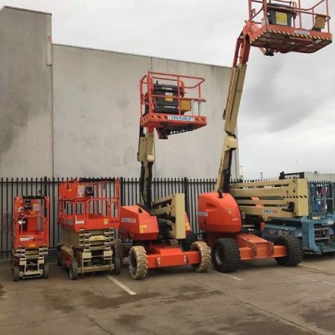 مان لفت للايجار رافعه عمال للايجار  Manlift for rent  3