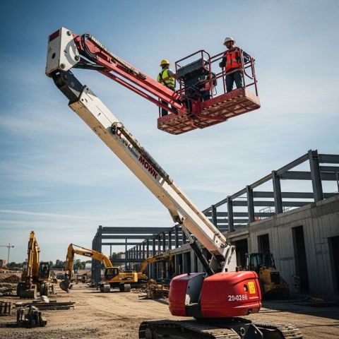 مان لفت للايجار رافعه عمال للايجار  Manlift for rent  10