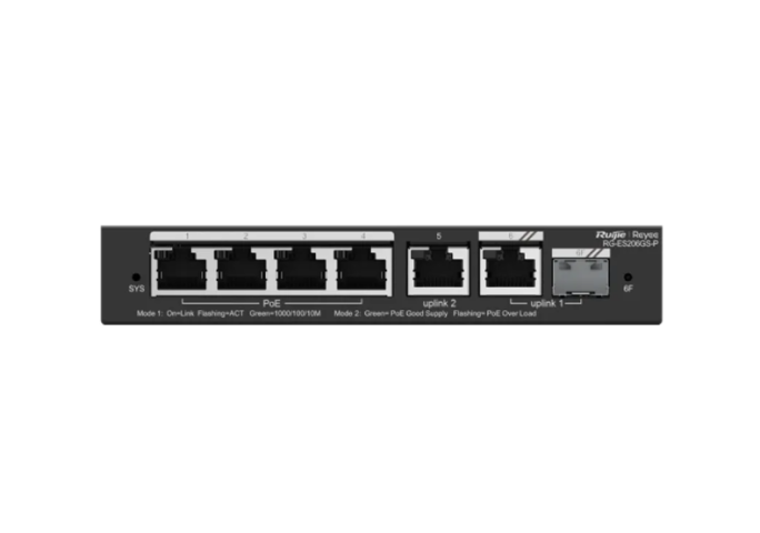 سويتش ريجي Reyee RG-ES206GS-P – سرعة وأداء موثوق لشبكتك  5