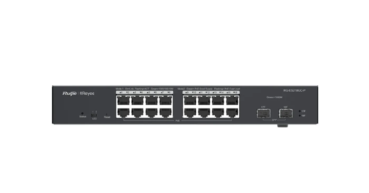 سويتش ريجي Reyee RG-ES218GC-P – عدد 18 منفذًا وأداء قوي لشبكتك  3