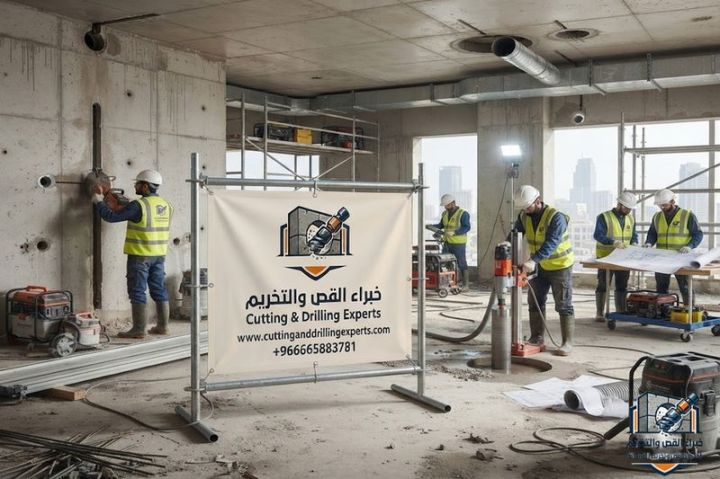 قص وتخريم الخرسانة بجدة
