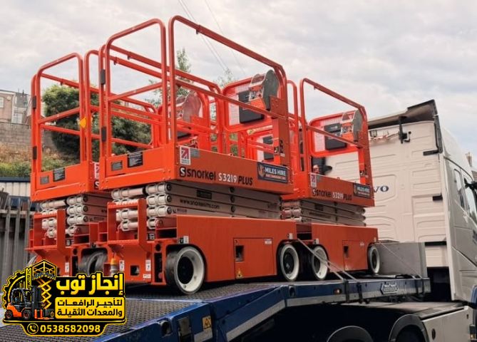 سيزر لفت ورافعة عمال للايجار | رافعات مقصية ومان لفت جميع الارتفا 9