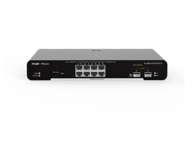 سويتش ريجي Reyee RG-NBS3100-8GT2SFP-P المُدار بطبقة 2 2